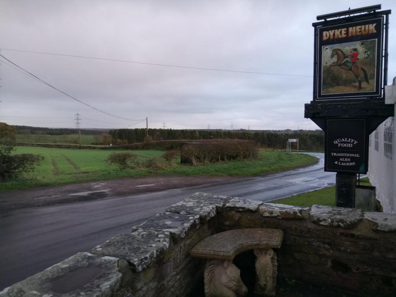 The Dyke Neuk Inn Meldon  Exterior foto